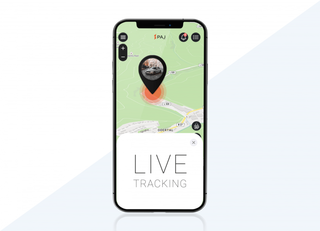 Mockup Smartphone Mobile GPS Tracker App FINDER Portal LIVE Tracking