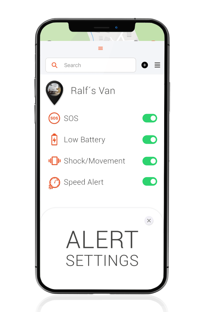 GPS Tracker for Sprinter- Alarms