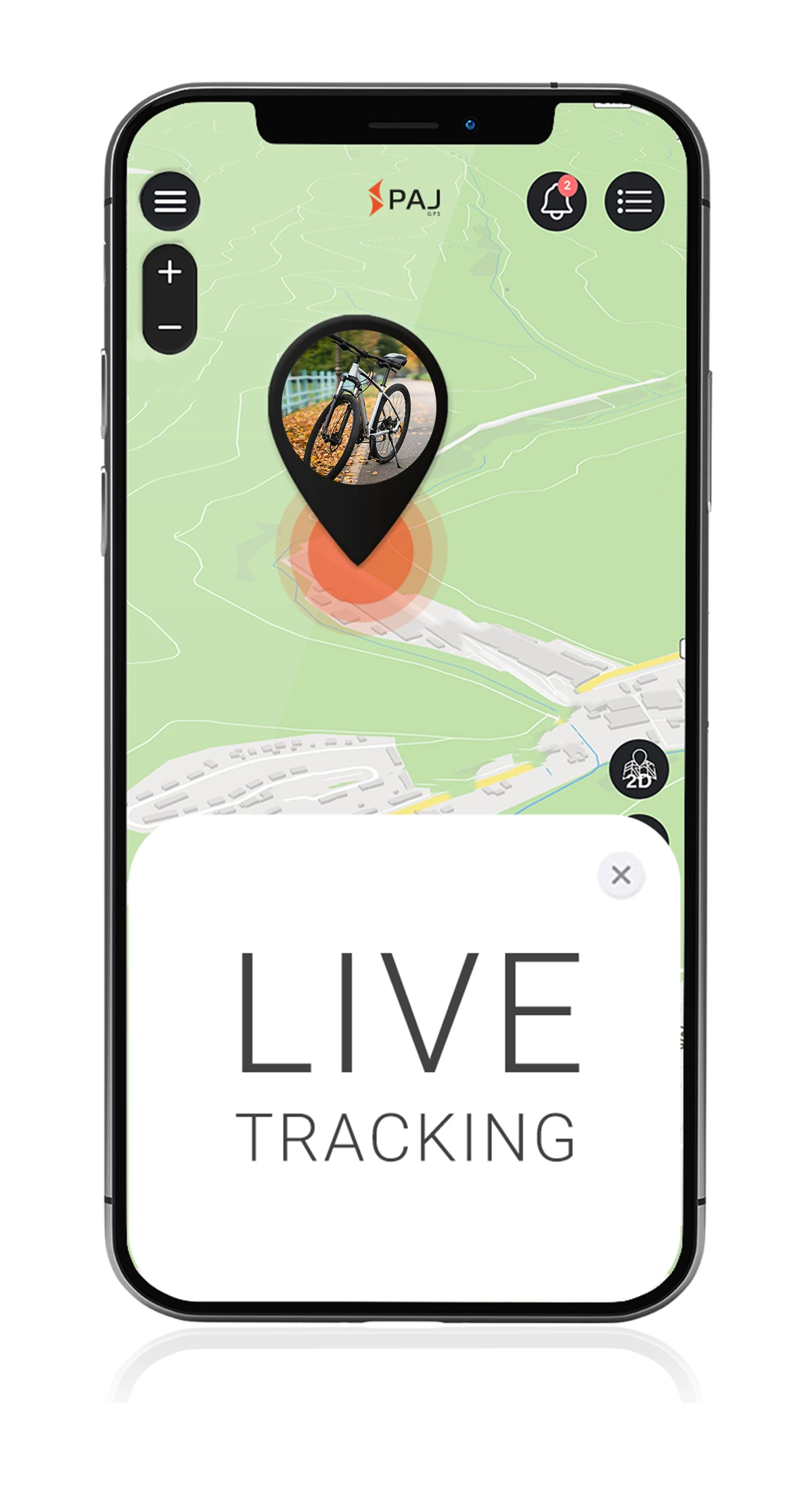 live tracking in bicycle tracker