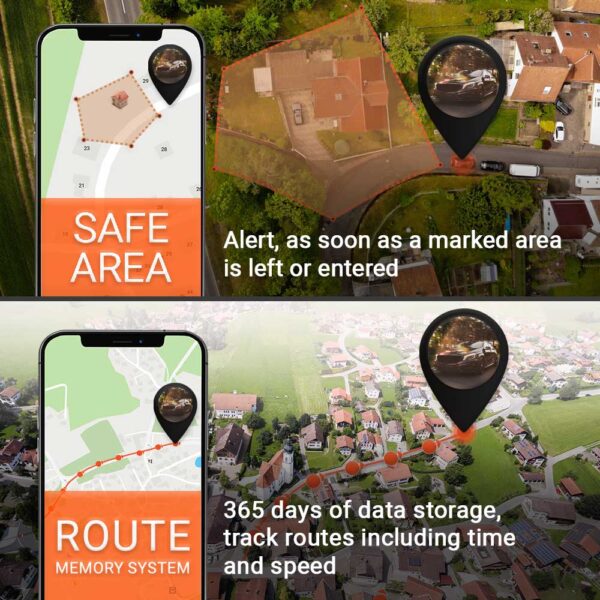 Safe area route tracking COMPACT Finder 4G PAJ GPS Tracker