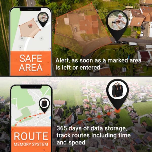 Virtual fence route tracking PEOPLE Finder 4G PAJ GPS Tracker