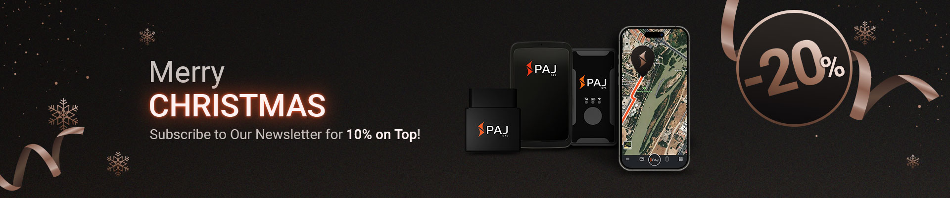 Merry Christmas: 20% off all PAJ GPS Trackers